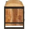 Laikymo suolas Ruda 80 x 35 x 40 cm Mango medienos masyvas