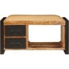 Laikymo suolas Ruda 80 x 35 x 40 cm Mango medienos masyvas