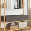 Saugojimo dėžė 2 pcs Pilka 90 x 48 x 15 cm Neaustinis audinys