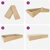 Saugojimo dėžė 24 pcs Kreminė 100 x 50 x 18 cm