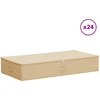 Saugojimo dėžė 24 pcs Kreminė 90 x 48 x 15 cm