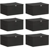 Saugojimo dėžė 6 pcs Antracito 43 x 34 x 23 cm