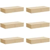 Saugojimo dėžė 6 pcs Kreminė 90 x 48 x 15 cm Neaustinis audinys