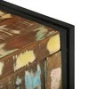Saugojimo dėžė Ruda ir juoda 60 x 40 x 41 cm apdirbta mediena