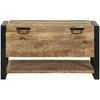 Saugojimo dėžė Ruda 80 x 35 x 45 cm Mango medienos masyvas