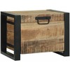 Saugojimo dėžės Ruda 40 x 30 x 30 cm Mango medienos masyvas