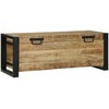 Saugojimo dėžės Ruda 80 x 30 x 30 cm Mango medienos masyvas