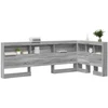 Saugojimo galvos atlošas Pilkas Sonoma Apdirbta mediena