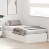 Lova su daiktų laikymo vieta Balta 90 x 200 cm Apdirbta mediena