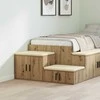 Oppbevaringsskap 2 pcs Amatininkų ąžuolas 103 x 41 x 40 cm
