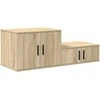 Oppbevaringsskap 2 pcs Sonoma ąžuolas 103 x 41 x 40 cm