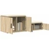 Oppbevaringsskap 2 pcs Sonoma ąžuolas 103 x 41 x 40 cm