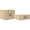 Oppbevaringsskap 2 pcs Sonoma ąžuolas 103 x 41 x 40 cm