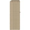 Oppbevaringsskap su lentyna Smėlio 100 x 36 x 102 cm Ratanas