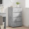 Saugojimo spintos Betono pilka 60 x 48 x 105 cm