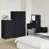 Saugojimo spintos Juoda 60 x 48 x 105 cm Apdirbta mediena