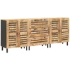 Saugojimo spintos 2 pcs Ruda 60 x 33,5 x 75 cm
