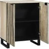 Kabalas Balta 60 x 33,5 x 75 cm Kietas mango medis