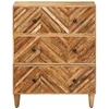 Saugojimo spintos Ruda 60 x 33,5 x 75 cm Kietas mango medis