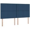 Saugos lova su čiužiniu Mėlyna 180 x 200 cm Dirbtinė oda