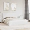 Saugos lova su galvūgalio Balta 180 x 200 cm Apdirbta mediena