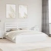 Saugos lova su galvūgalio Balta 180 x 200 cm Apdirbta mediena