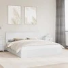 Saugos lova su galvūgalio Balta 180 x 200 cm Apdirbta mediena