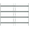 Saugumo grotelės langams su 4 kryžmėmis 3 pcs 430-740 mm