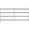 Saugumo grotelės langams su 4 kryžmėmis 3 pcs 630-1140 mm
