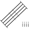 Saugumo grotelės langams su 4 kryžmėmis 3 pcs 93-174 cm