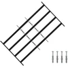 Saugumo grotelės langams su 4 kryžmėmis 3 vnt. 63-114 cm
