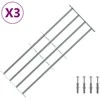 Saugumo grotelės langams su 4 kryžmėmis 3 pcs 930-1740 mm