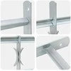 Saugumo grotelės langams su 4 kryžmėmis 3 pcs 930-1740 mm