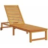 Saulės gultas 2 pcs Ruda 202 x 53 x 89 cm