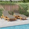 Saulės gultas 2 pcs Tortora 200 x 67 x 84 cm