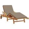 Saulės gultas 3 pcs Tortora 200 x 67 x 84 cm