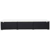 Sofa Saulės gultai su čiuž., 2 vnt., juodos sp., polirat. (2x44404)