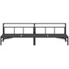Saulės gultas Juodas 200 x 62 x 59,5 cm Tekstilenas