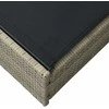Saulės gultas Smėlio 200.5 x 70 x 75 cm poliratanas