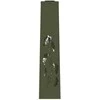 Saulės LED šaligatvio šviesa 2 pcs Šilta balta 18 x 18 x 80 cm