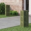 Saulės LED šaligatvio šviesa 2 pcs Alyvuogių žalia