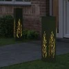 Saulės LED šaligatvio šviesa 2 pcs Alyvuogių žalia