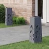 Saulės LED šaligatvio šviesa 2 pcs Antracitas