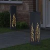 Saulės LED šaligatvio šviesa 2 pcs Antracitas