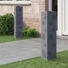 Saulės LED šaligatvio šviesa 2 pcs Antracitas