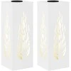 Saulės LED šaligatvio šviesa 2 pcs Balta