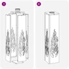 Saulės LED šaligatvio šviesa 2 pcs Balta