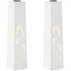 Saulės LED šaligatvio šviesa 2 pcs Balta
