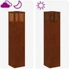 Saulės LED šaligatvio šviesa 2 pcs Bronzinė
