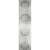 Saulės LED šaligatvio šviesa 2 pcs Sidabro Cinkuota plienas